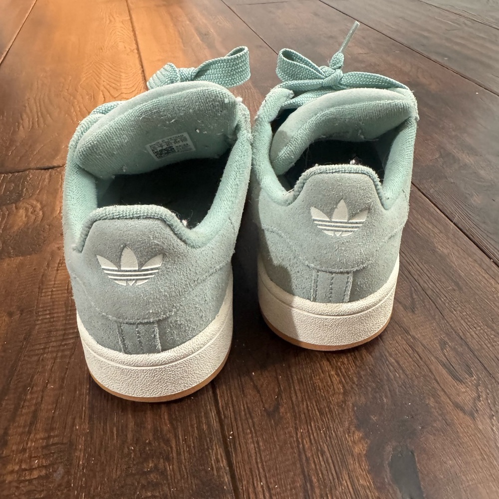 Adidas Pastel Blue Suede Campus Sneakers Size 8.5 - Picture 10 of 15